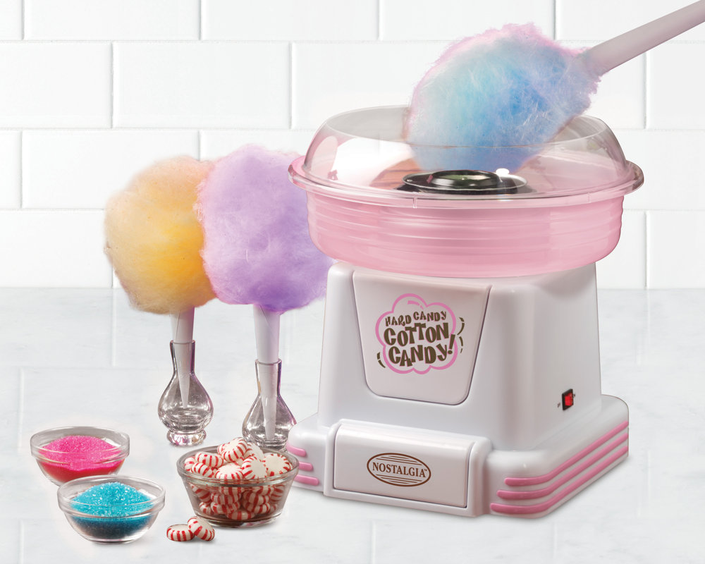 Nostalgia Electrics Hard Candy/Sugar Free Cotton Candy Maker & Reviews